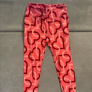 LuLaRoe heart leggings
